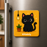 Kadofy Midnight Kitty Magnet