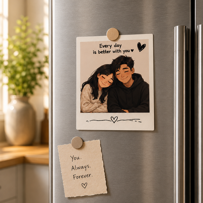 Kadofy CartoonLove™ Flexible Photo Magnet