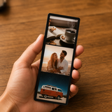 Kadofy PhotoStrip™ Flexible Photo Magnet