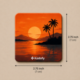 Kadofy Island Sunset Magnet