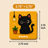 Kadofy Midnight Kitty Magnet