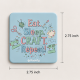 Kadofy Craft. Sleep. Repeat Magnet