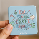 Kadofy Craft. Sleep. Repeat Magnet