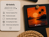 Kadofy Island Sunset Magnet