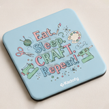 Kadofy Craft. Sleep. Repeat Magnet