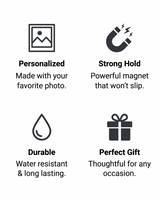 Kadofy LoveNote™ Flexible Photo Magnet
