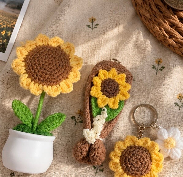 Sunflower gift set contents