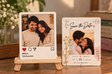 Set of 2 magnets with easel stand gift set