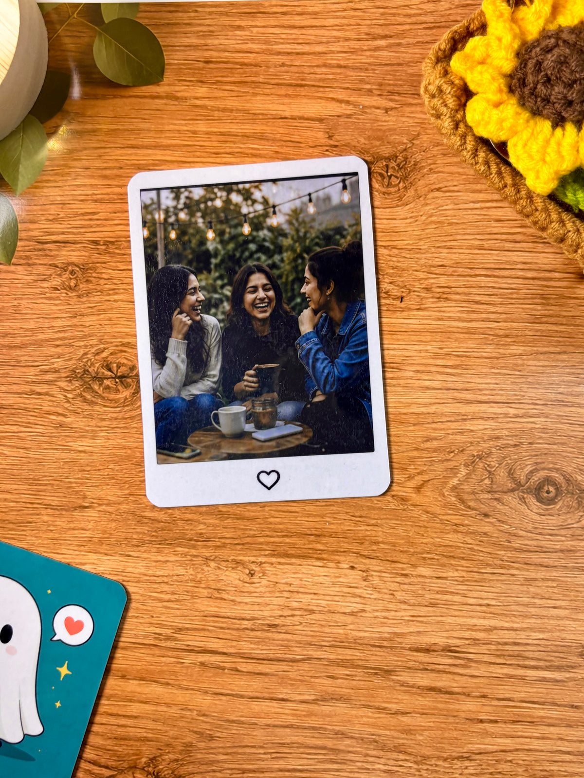 Kadofy Heart Polaroid Flexible Photo Magnet