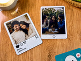 Kadofy Heart Polaroid Flexible Photo Magnet