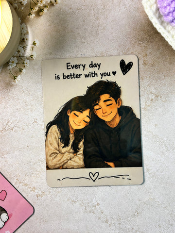 Kadofy CartoonLove™ Magnetic Polaroid