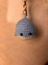 Crochet Dolphin Keychain – Handmade Cute Amigurumi Bag Charm