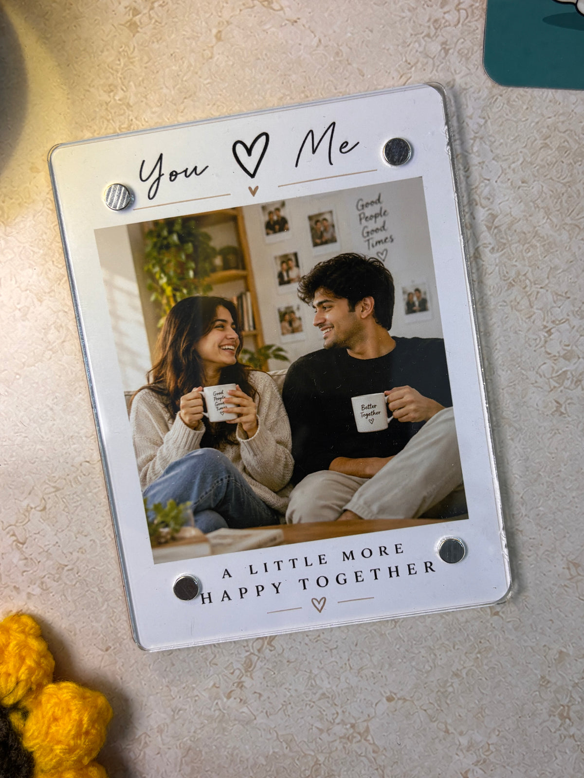 HappyTogether™ Acrylic Photo Magnet