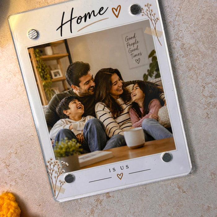 HomeIsUs™ Acrylic Photo Magnet