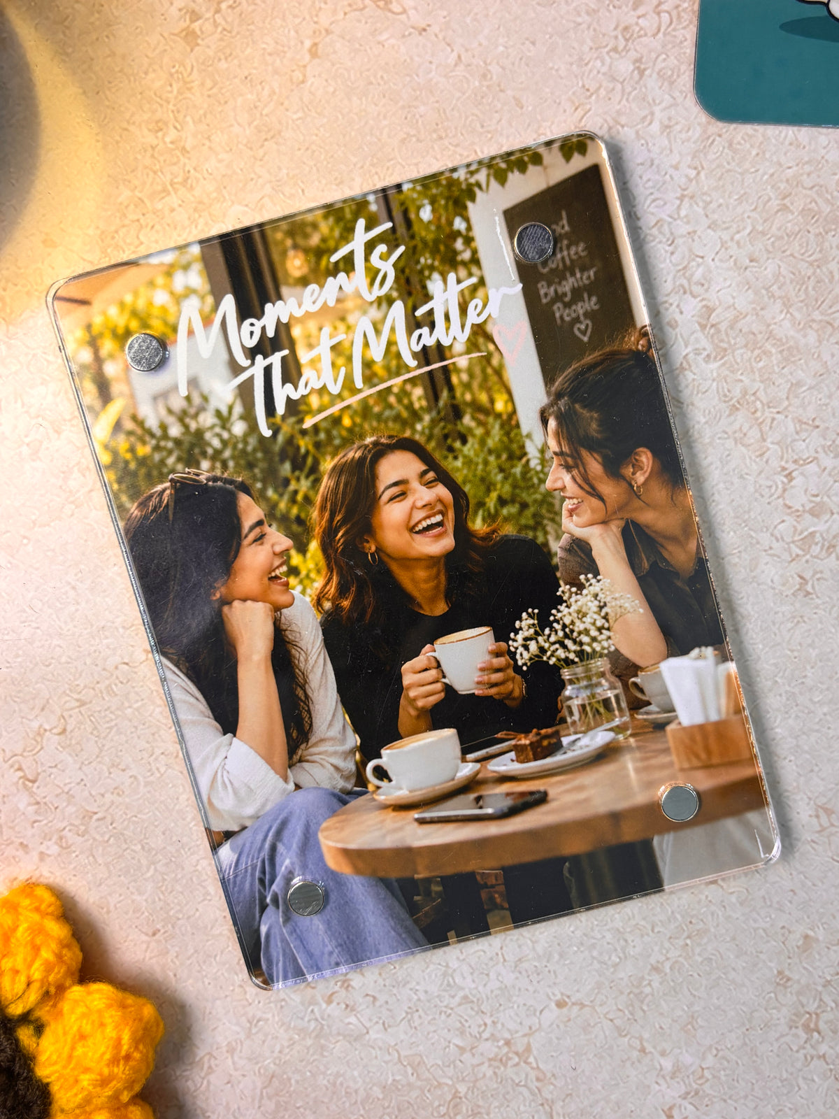 MomentsThatMatter™ Acrylic Photo Magnet