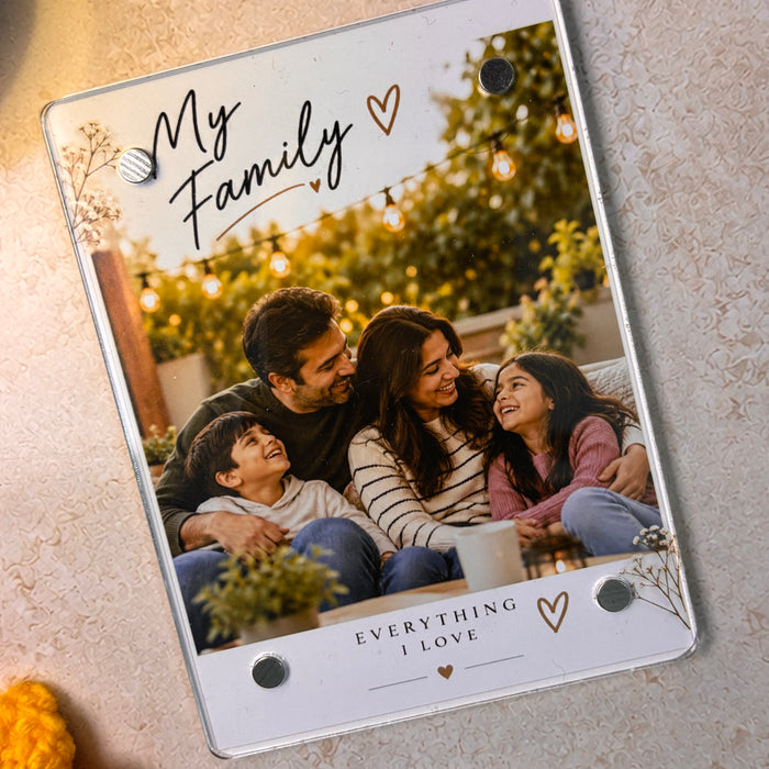 MyFamily™ Acrylic Photo Magnet