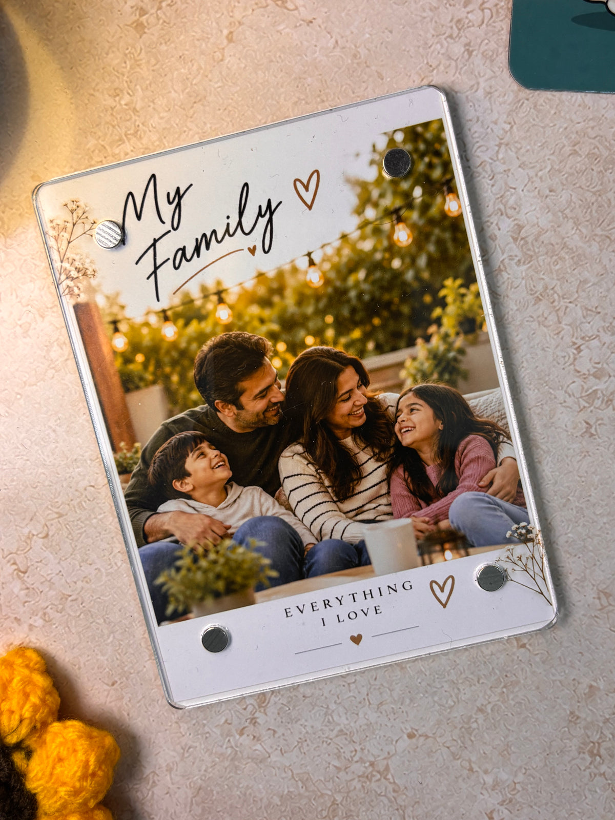 MyFamily™ Acrylic Photo Magnet