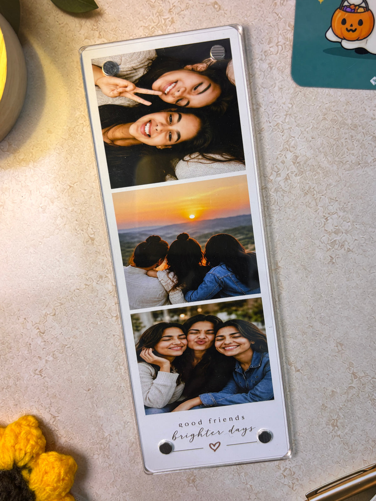 GoodFriends™ Acrylic Photo Strip Magnet