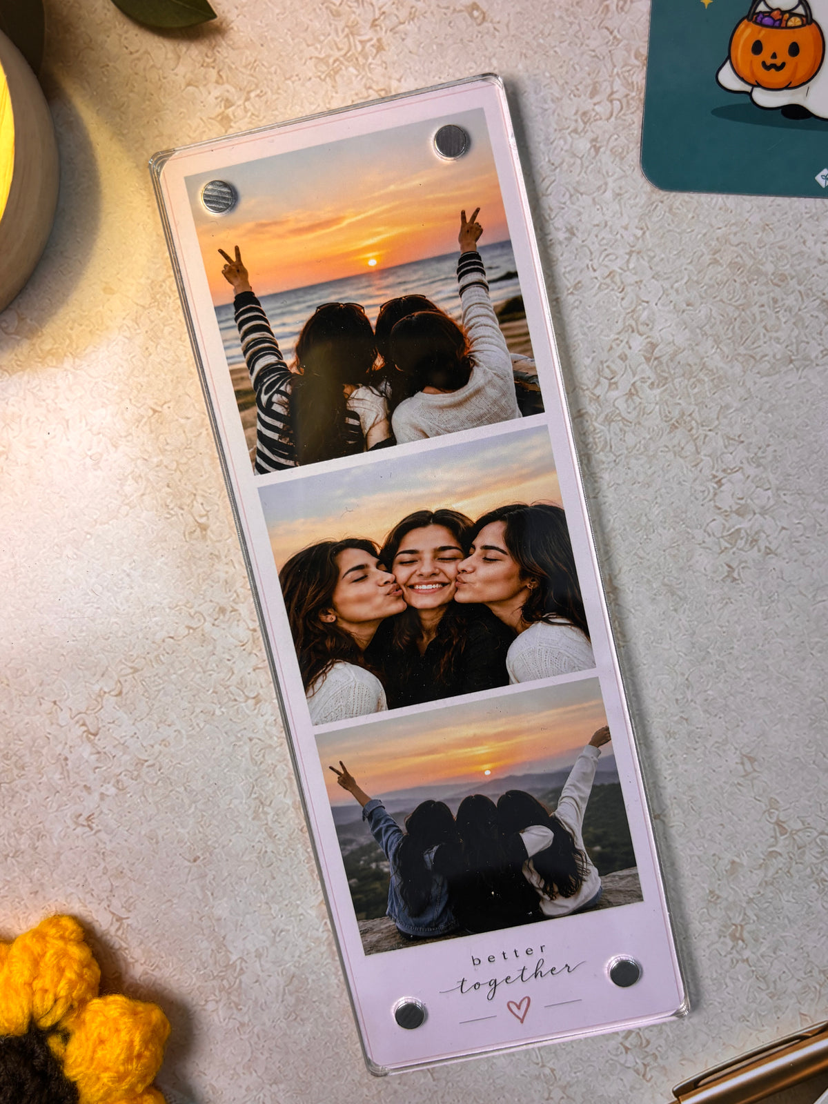 BetterTogetherStrip™ Acrylic Photo Strip Magnet
