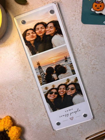 CrazyPeople™ Acrylic Photo Strip Magnet