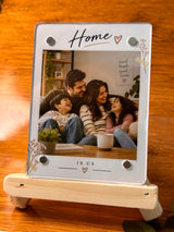 HomeIsUs™ Acrylic Photo Magnet